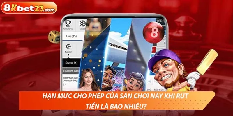Hạn mức cho phép khi rút tiền